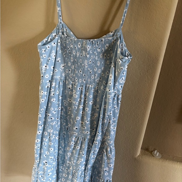 Floral Blue Women Teen Dress - Picture 2 of 3
